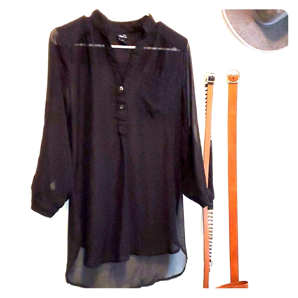 Sheer blouse